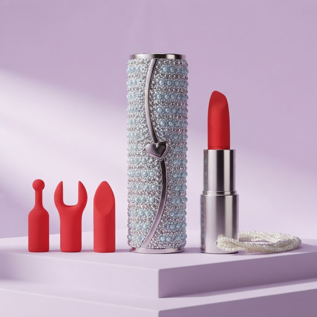 Lipstick Vibrator. Glam